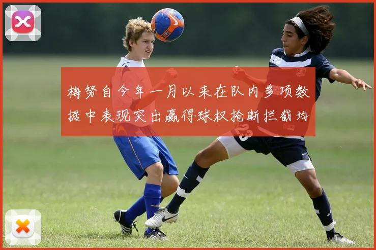 梅努自今年一月以来在队内多项数据中表现突出赢得球权抢断拦截均名列前茅